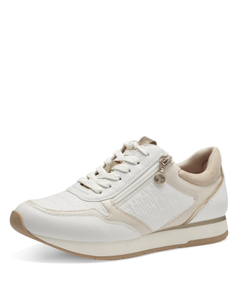 TAMARIS ΓΥΝΑΙΚΕΙΑ ΑΝΑΤΟΜΙΚΑ SNEAKERS ΛΕΥΚΟ 1-23603-42-147