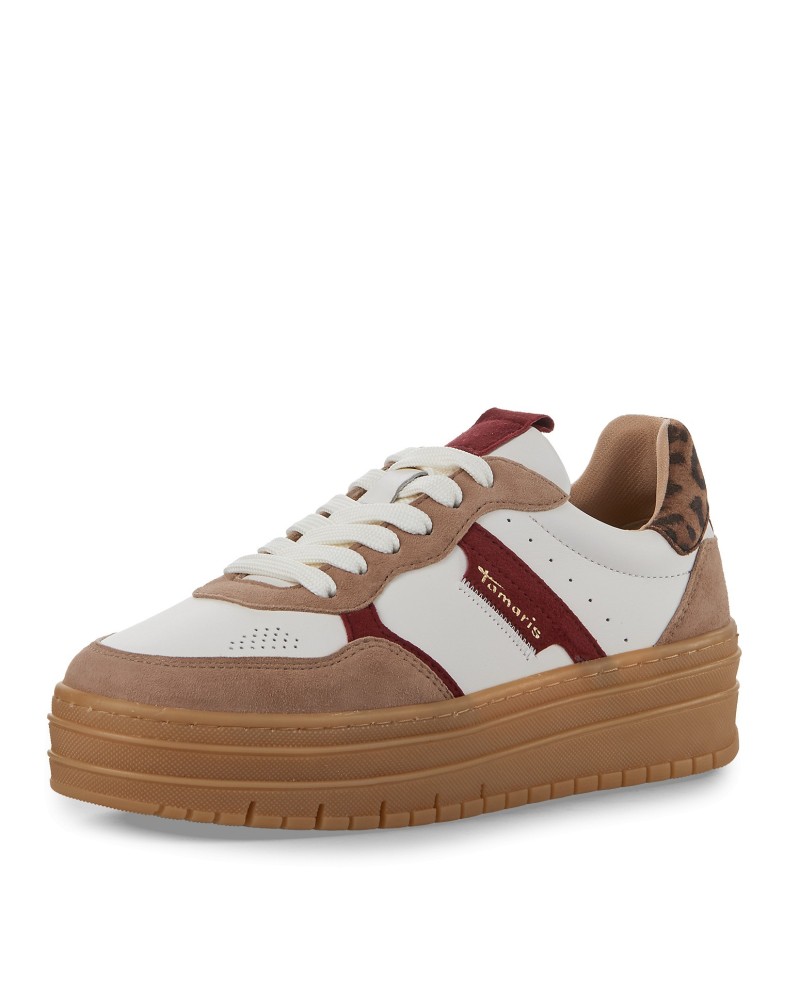 TAMARIS ΓΥΝΑΙΚΕΙΑ ΑΝΑΤΟΜΙΚΑ SNEAKERS ΛΕΥΚΟ 1-23773-43 402