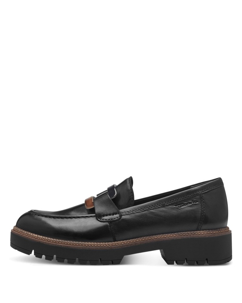 TAMARIS ΓΥΝΑΙΚΕΙΑ LOAFER ΜΑΥΡΟ 1-24722-43 003