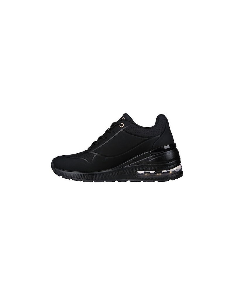 SKECHERS ΓΥΝΑΙΚΕΙΑ SNEAKER MILLION AIR ΜΑΥΡΟ 155401-BBK