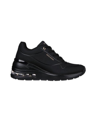 SKECHERS NAPA GROTON SR 77157 BLACK - ALPHASHOES.GR