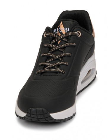 SKECHERS NAPA GROTON SR 77157 BLACK - ALPHASHOES.GR