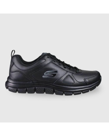 SKECHERS NAPA GROTON SR 77157 BLACK - ALPHASHOES.GR