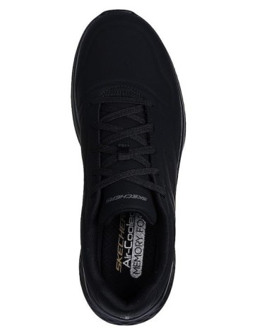 SKECHERS NAPA GROTON SR 77157 BLACK - ALPHASHOES.GR