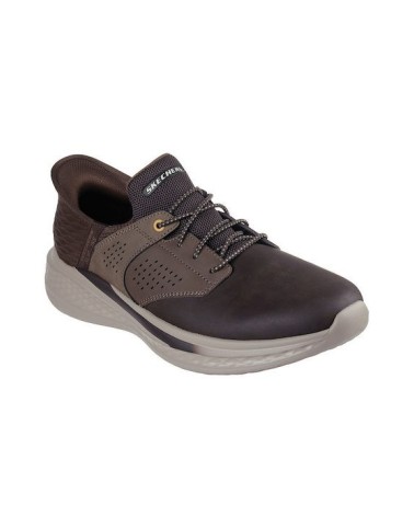 SKECHERS NAPA GROTON SR 77157 BLACK - ALPHASHOES.GR