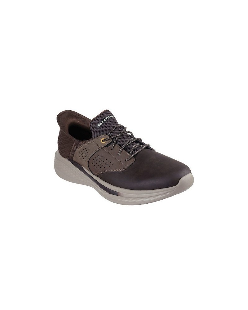 SKECHERS ΑΝΔΡΙΚΑ SNEAKER ROUNDTOE ΚΑΦΕ 210890-CHOC