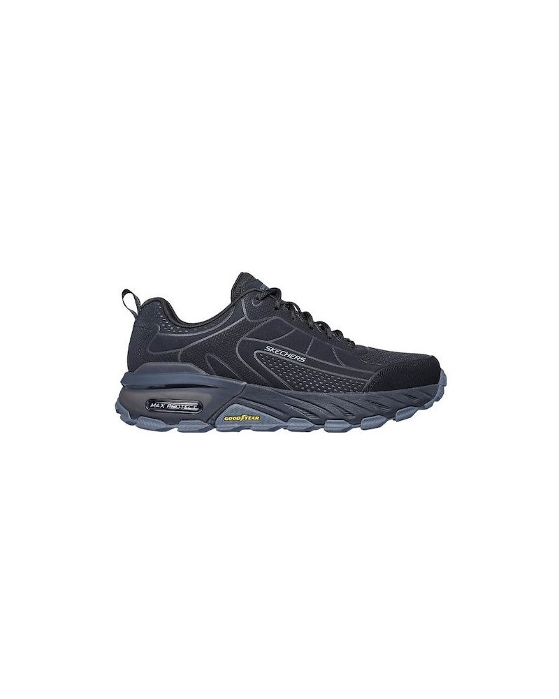 SKECHERS NAPA GROTON SR 77157 BLACK - ALPHASHOES.GR