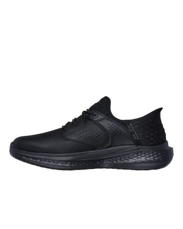 SKECHERS NAPA GROTON SR 77157 BLACK - ALPHASHOES.GR