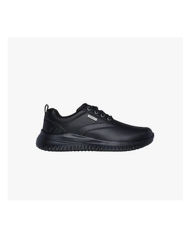 SKECHERS NAPA GROTON SR 77157 BLACK - ALPHASHOES.GR