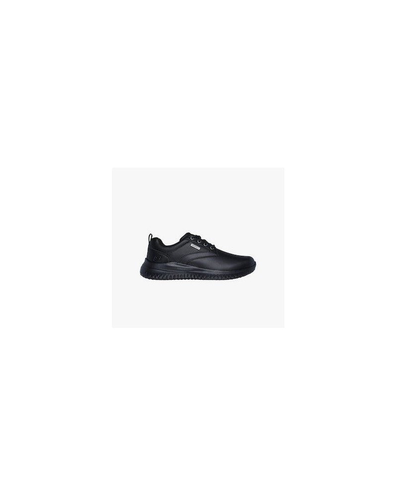 SKECHERS NAPA GROTON SR 77157 BLACK - ALPHASHOES.GR