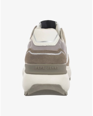 PEPE JEANS VERONA LUREX PLS31113-934 SILVER - ALPHASHOES.GR