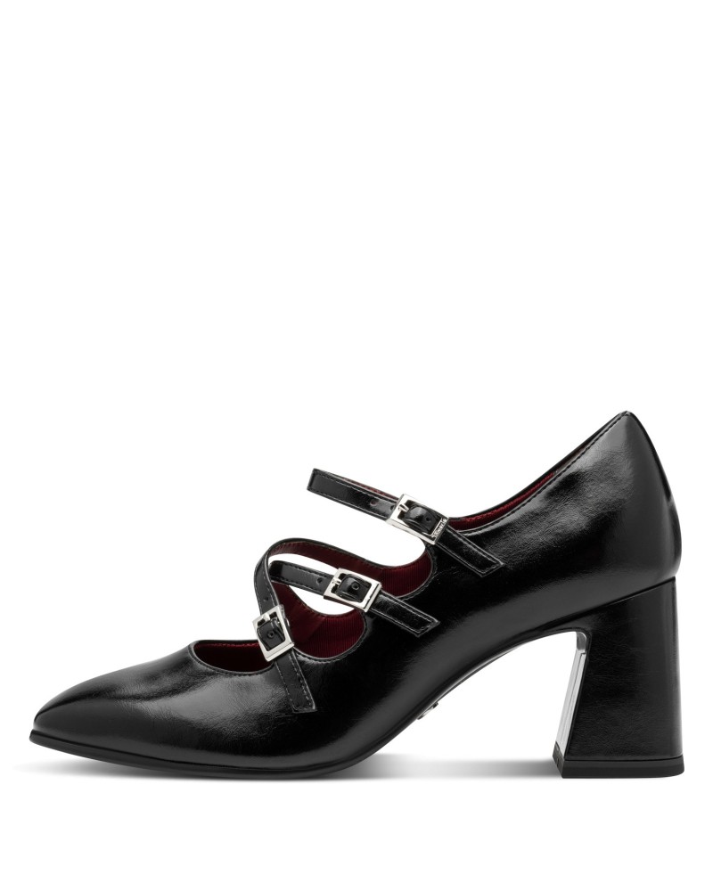 TAMARIS 1-22433-25 073 BLACK SNAKE - ALPHASHOES.GR