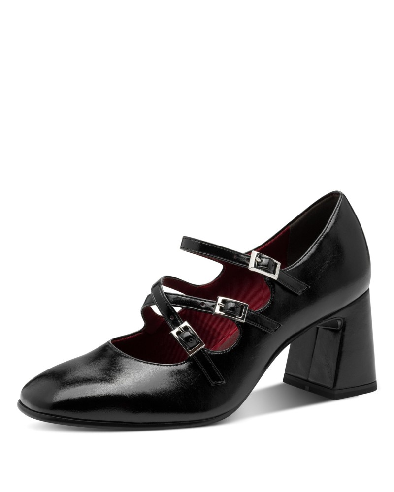 TAMARIS 1-22433-25 073 BLACK SNAKE - ALPHASHOES.GR