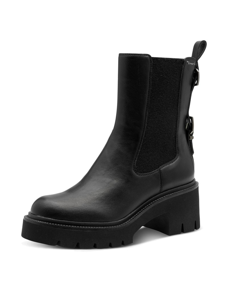 TAMARIS 1-1-25437-27 020 BLACK - ALPHASHOES.GR