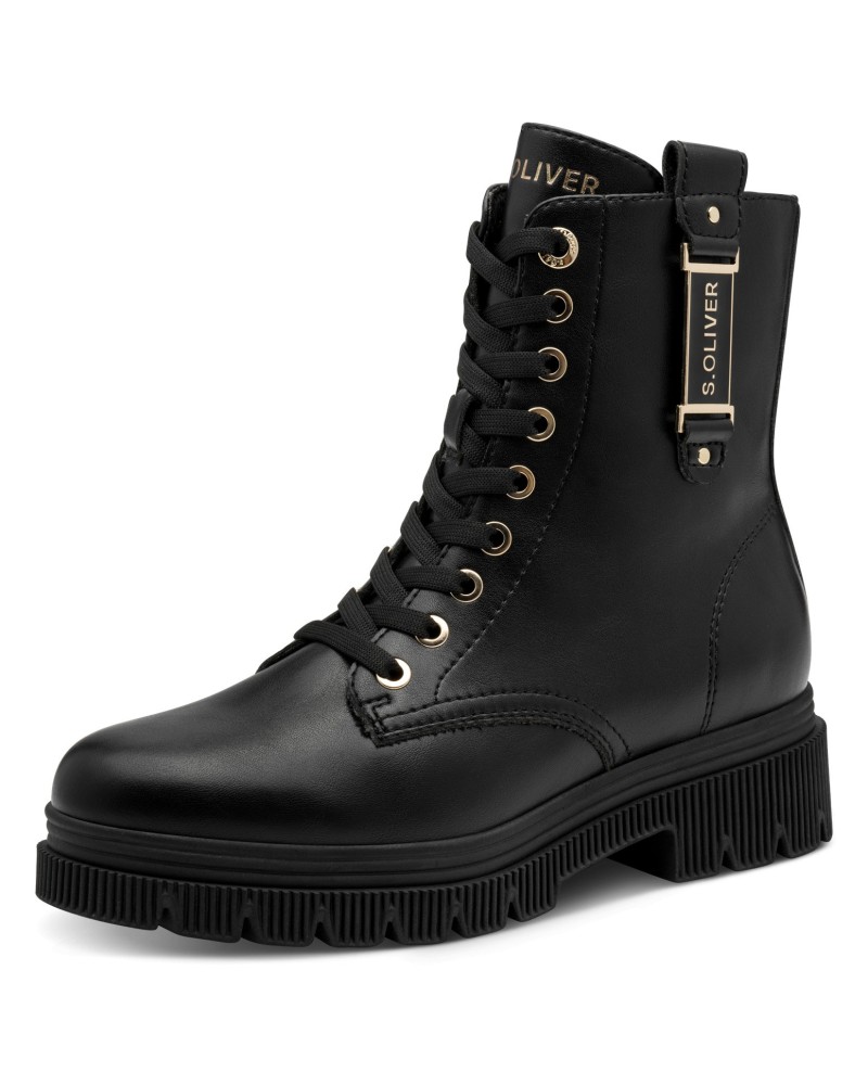 S.OLIVER 5-5-13622-37 001 BLACK - ALPHASHOES.GR