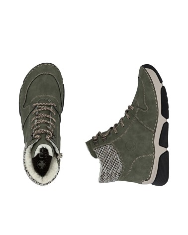 RIEKER ΓΥΝΑΙΚΕΙΑ ΜΠΟΤΑΚΙΑ ΧΑΚΙ 45955-54