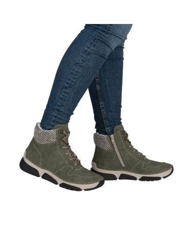 RIEKER ΓΥΝΑΙΚΕΙΑ ΜΠΟΤΑΚΙΑ ΧΑΚΙ 45955-54