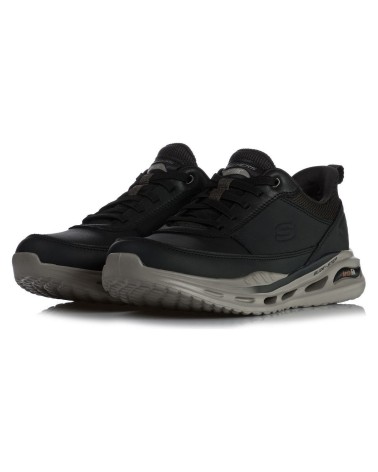 SKECHERS NAPA GROTON SR 77157 BLACK - ALPHASHOES.GR