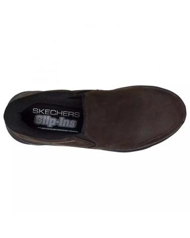 SKECHERS NAPA GROTON SR 77157 BLACK - ALPHASHOES.GR