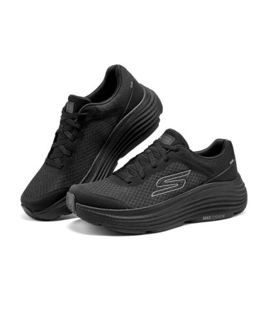 SKECHERS ΓΥΝΑΙΚΕΙΑ SNEAKER MAX CUSHIONING ΜΑΥΡΟ 129470-ΒΒΚ