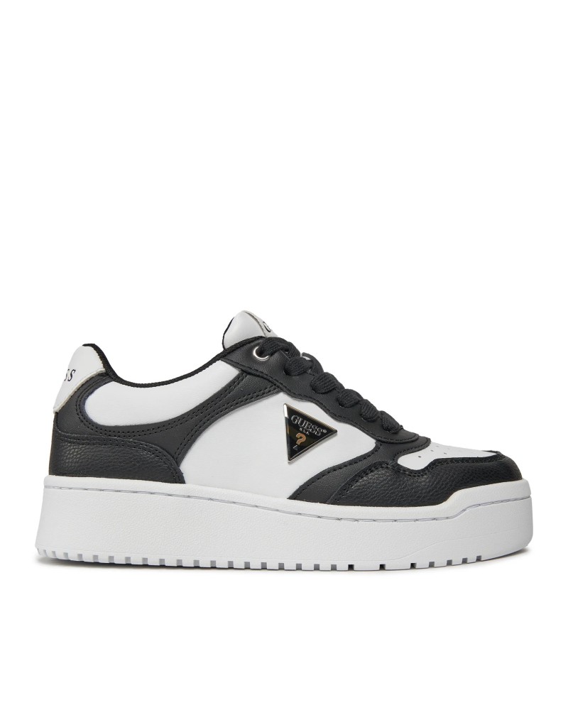 GUESS ΓΥΝΑΙΚΕΙΑ SNEAKER LUCKEI ΛΕΥΚΟ FLJELBLEA12 - ALPHASHOES.GR