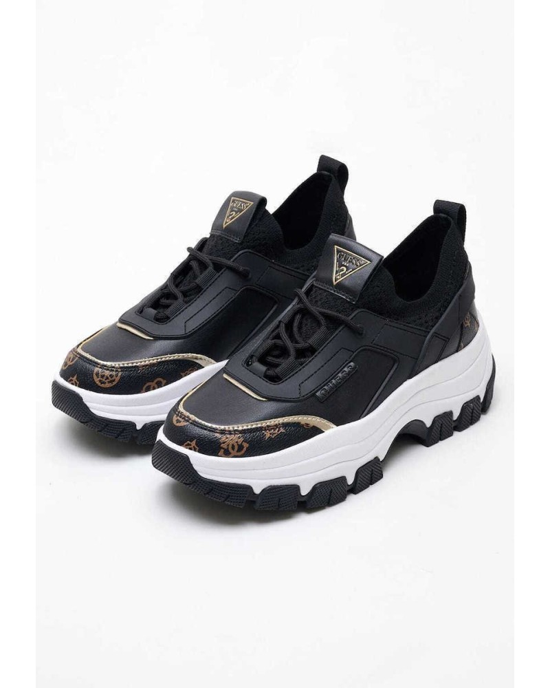 GUESS ΓΥΝΑΙΚΕΙΑ SNEAKER LUCKEI ΛΕΥΚΟ FLJELBLEA12 - ALPHASHOES.GR