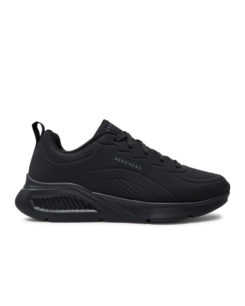 SKECHERS NAPA GROTON SR 77157 BLACK - ALPHASHOES.GR