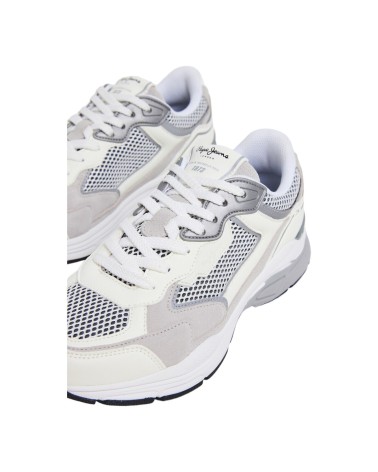 PEPE JEANS ΑΝΔΡΙΚΑ SNEAKER DAVE EVOLUTION ΛΕΥΚΟ PMS600 - ALPHASHOES.GR