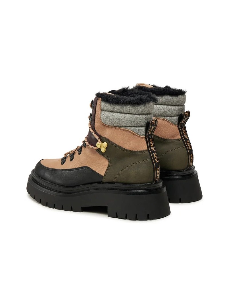 PEPE JEANS VERONA LUREX PLS31113-934 SILVER - ALPHASHOES.GR